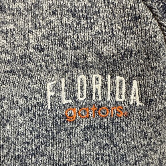 University of Florida Gators Women's XS Gray Fleece 1/4 Zip Pullover Champion - Picture 2 of 8